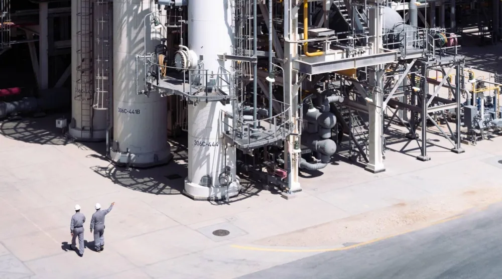 مصفاة تكرير للنفط تابعة لشركة «بابكو إنرجيز» البحرينية (الموقع الإلكتروني لشركة بابكو)