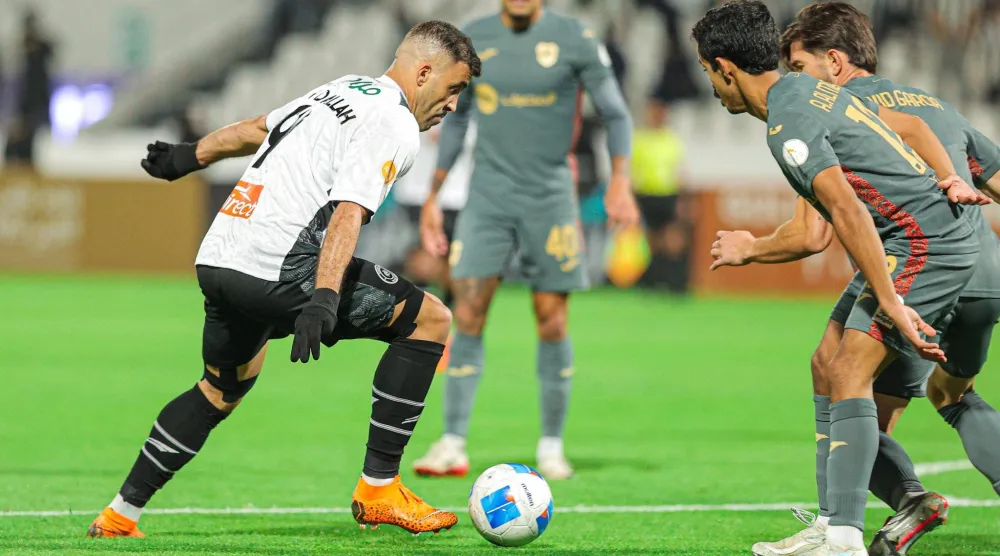 حمد الله لعب دوراً بارزاً في تعديل النتيجة (الشرق الأوسط)