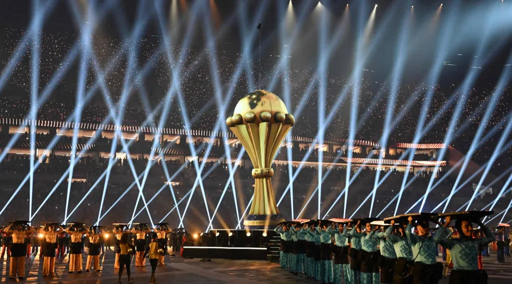 صورة من حفل افتتاح كأس الأمم الأفريقية بالمغرب 21 ديسمبر 2025 (أ.ف.ب)