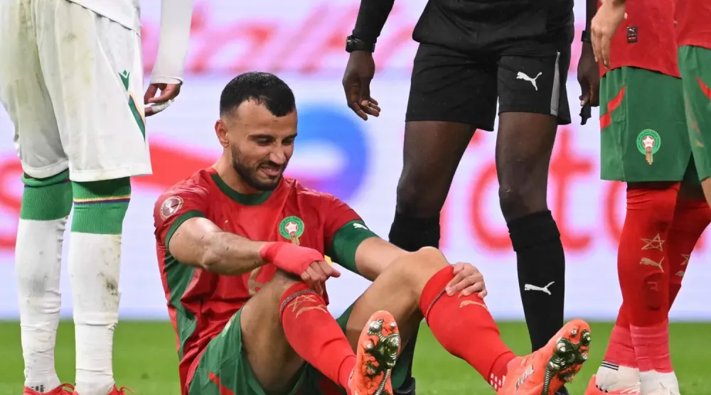 Fas Milli Takımı kaptanı Romain Saiss (AFP)