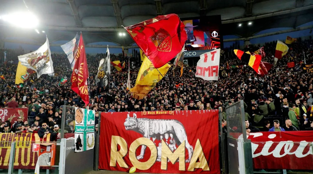 قدّم نادي روما مشروع إنشاء ملعبه المستقبلي (رويترز)