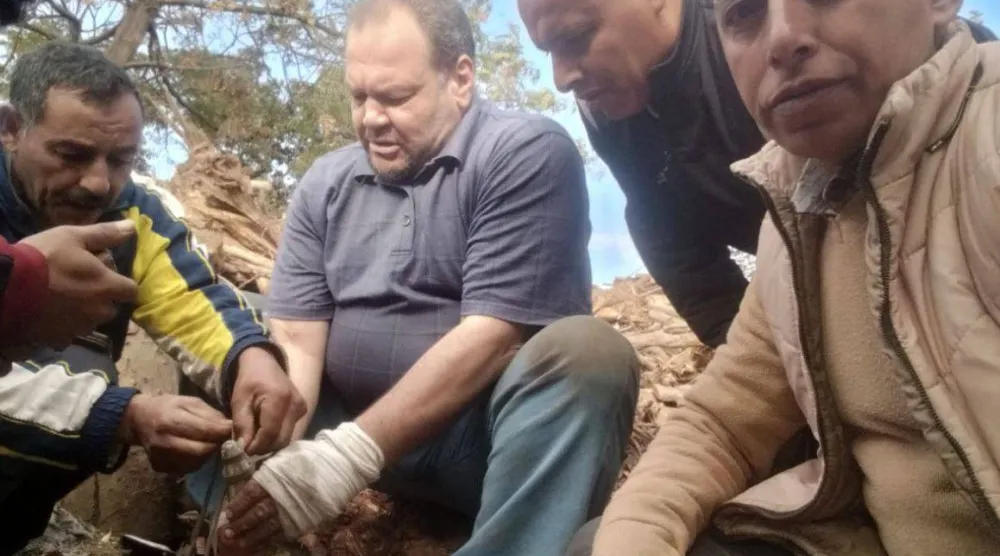 فرق اصطياد التماسيح تعمل على تمشيط المصارف في الدلتا (محافظة الشرقية)