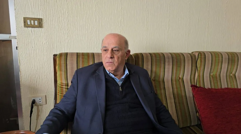 Abdul Salam Shukr speaks to Asharq Al-Awsat from Nabi Sheet. (Asharq Al-Awsat) 