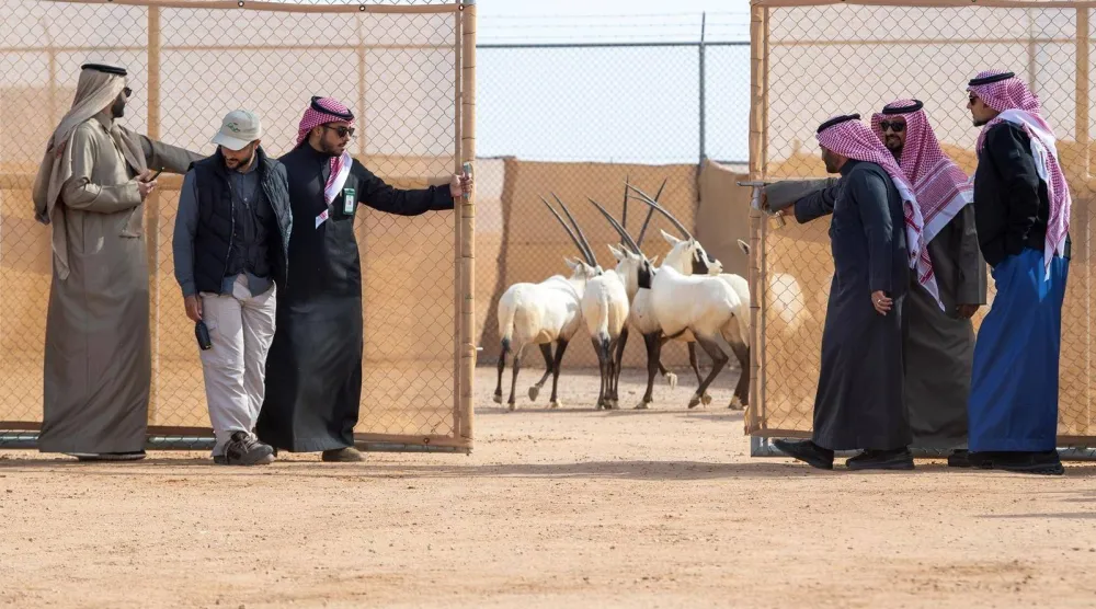 الإطلاقات تمثل خطوة إضافية نحو تحقيق رؤية المركز في تنمية الحياة الفطرية بالمملكة (واس)