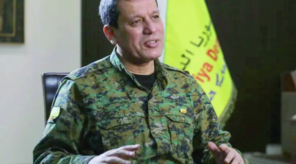 قائد «قسد» مظلوم عبدي (رويترز)