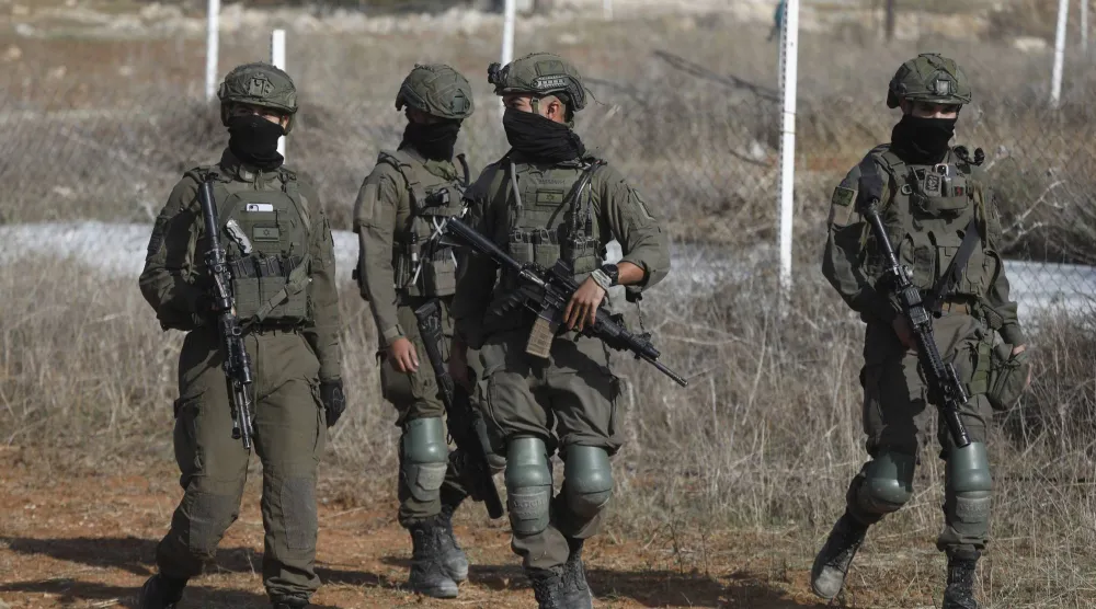 جنود إسرائيليون في الضفة الغربية (د.ب.أ)