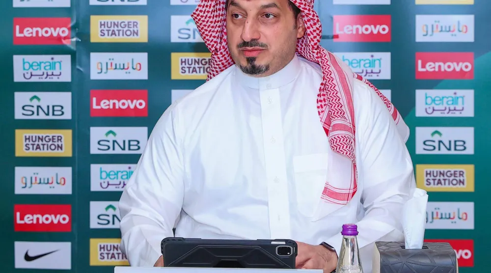 ياسر المسحل رئيس اتحاد الكرة السعودي (الشرق الأوسط)