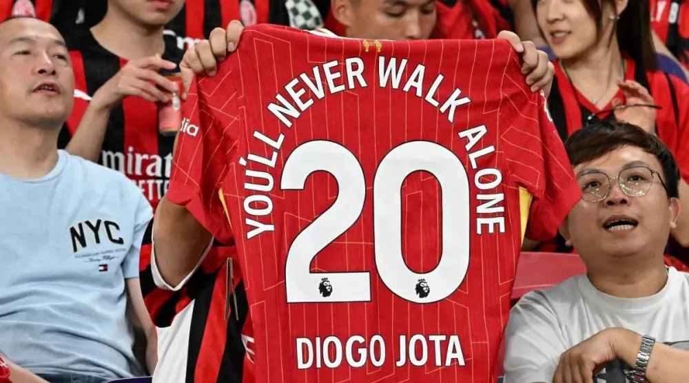  Jota died ‌in ⁠a ​car ‌crash alongside his younger brother in July in northwestern Spain. (AFP)