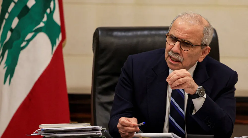 رئيس الحكومة اللبنانية نواف سلام (رويترز)