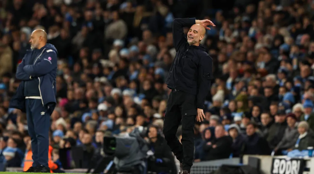 بيب غوارديولا مدرب مانشستر سيتي (إ.ب.أ)