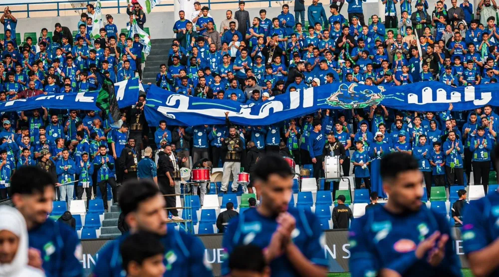 العفالق قال إن الحضور الجماهيري الكبير ساهم بالفوز أمام الأهلي (نادي الفتح)