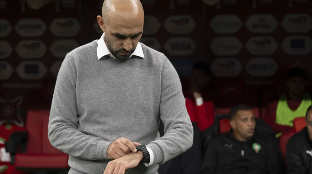 وليد الركراكي مدرب منتخب المغرب (إ.ب.أ)