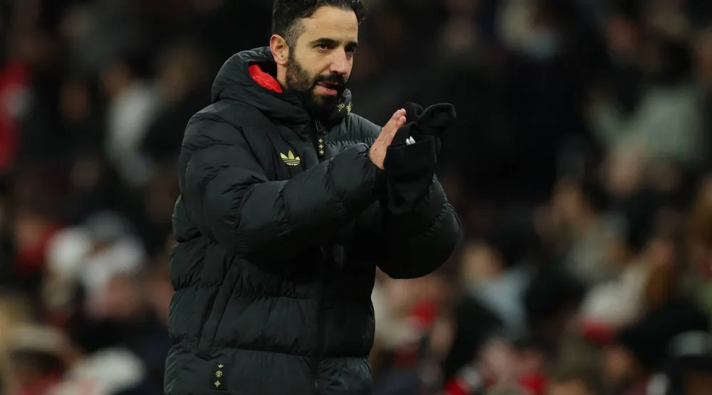 روبن أموريم مدرب مانشستر يونايتد (رويترز)