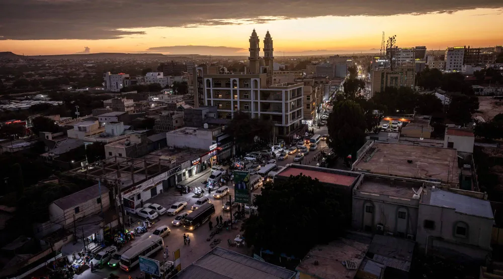 لقطة عامة لمدينة هرجيسا عاصمة وأكبر مدن أرض الصومال (أ.ف.ب)