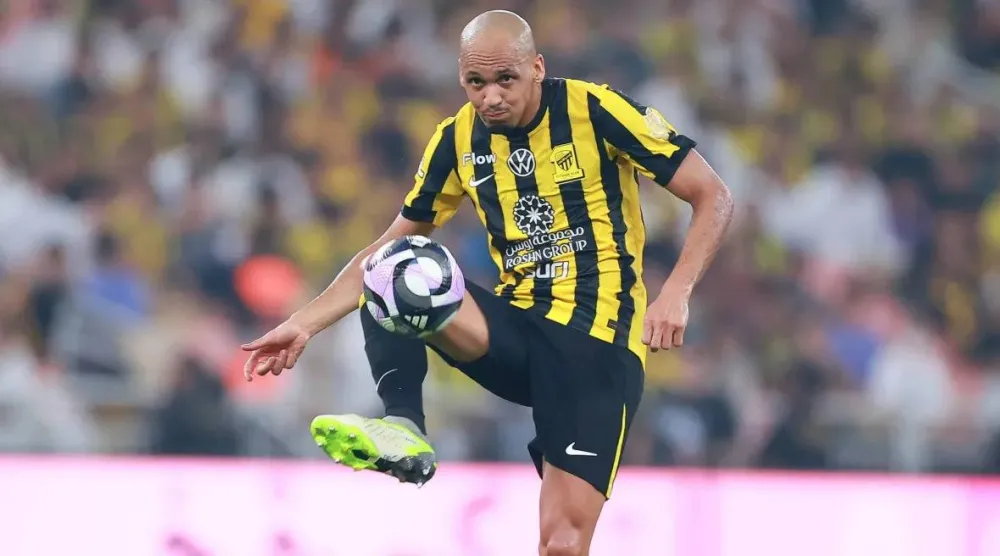 نجم الاتحاد البرازيلي فابينيو (تصوير: عدنان مهدلي)