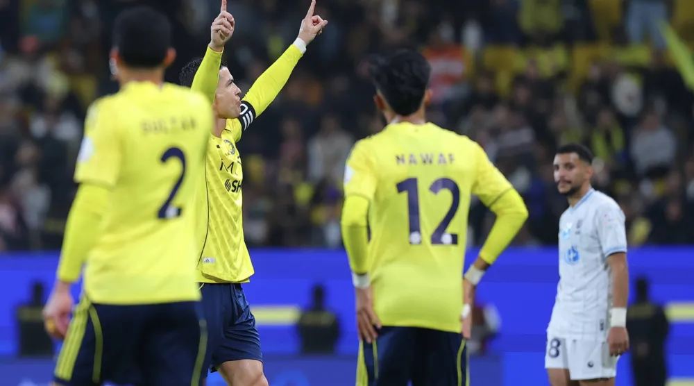 رونالدو يواصل الاقتراب من حلمه القياسي (تصوير: عبدالعزيز النومان)