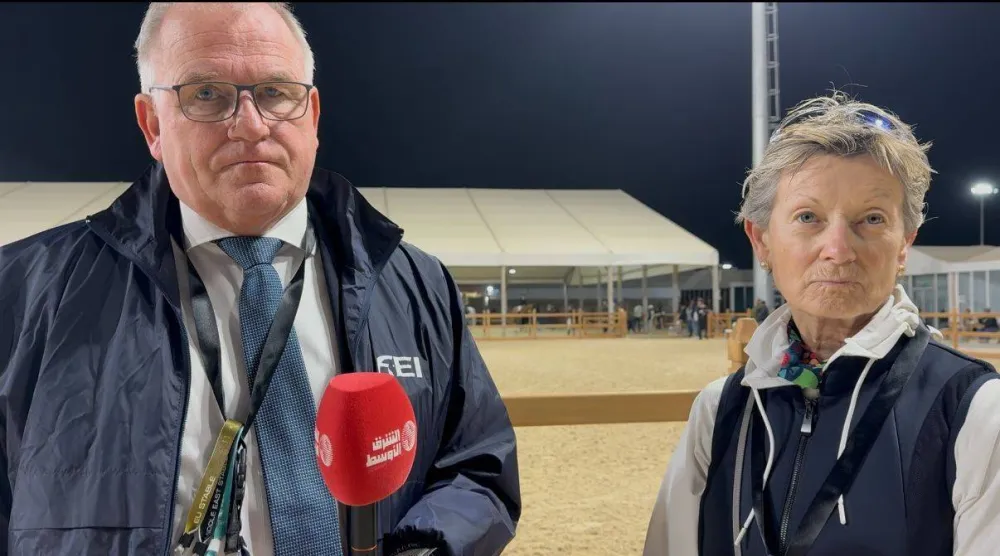 ستيفان إيلينبروخ وفرانسيس هيسكِث خلال حديثهما لـ"الشرق الأوسط".