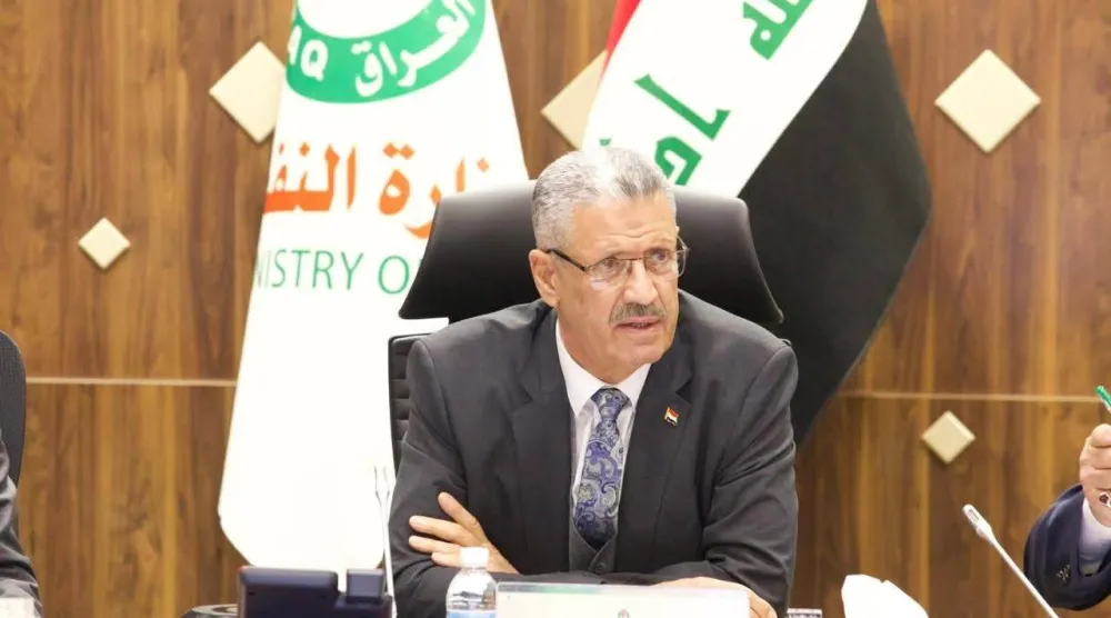 وزير النفط العراقي خلال حديثه في جلسة هيئة الرأي الأحد 28 ديسمبر (وزارة النفط العراقية)