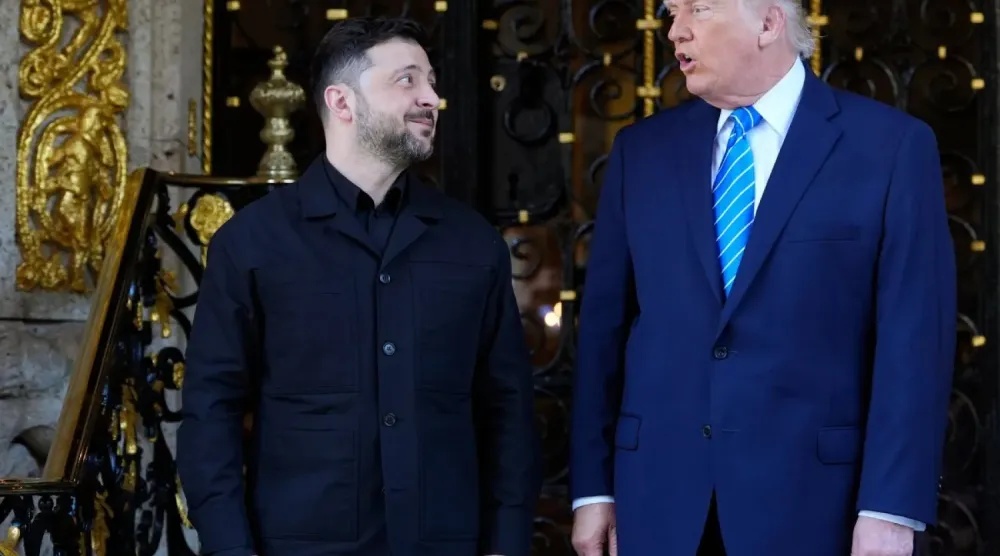 Trump'ın 28 Aralık'ta Mar-a-Lago'da Zelenskiy'yi ağırladı (AP)