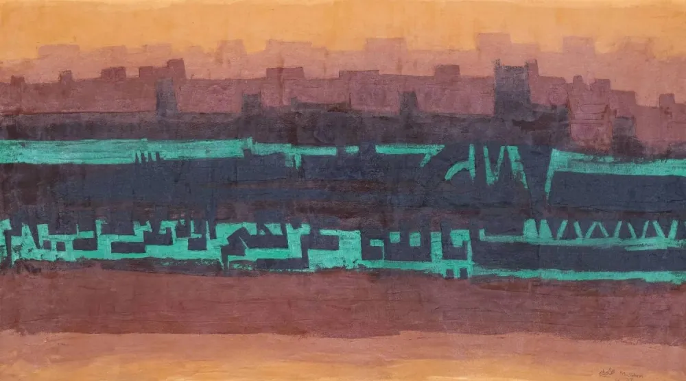 لوحة لمحمد السليم (سوذبيز)