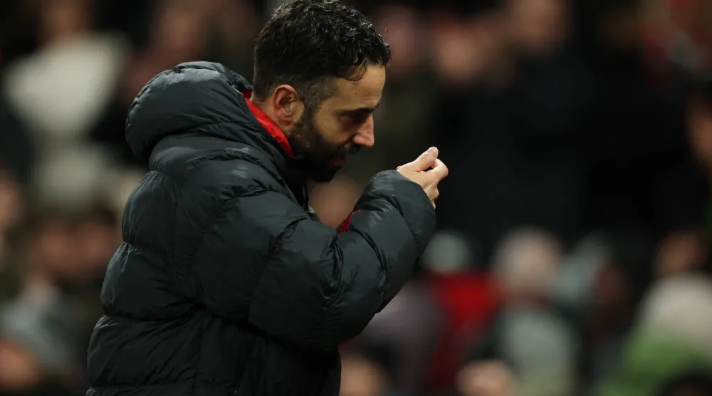 روبن أموريم مدرب مانشستر يونايتد (رويترز)