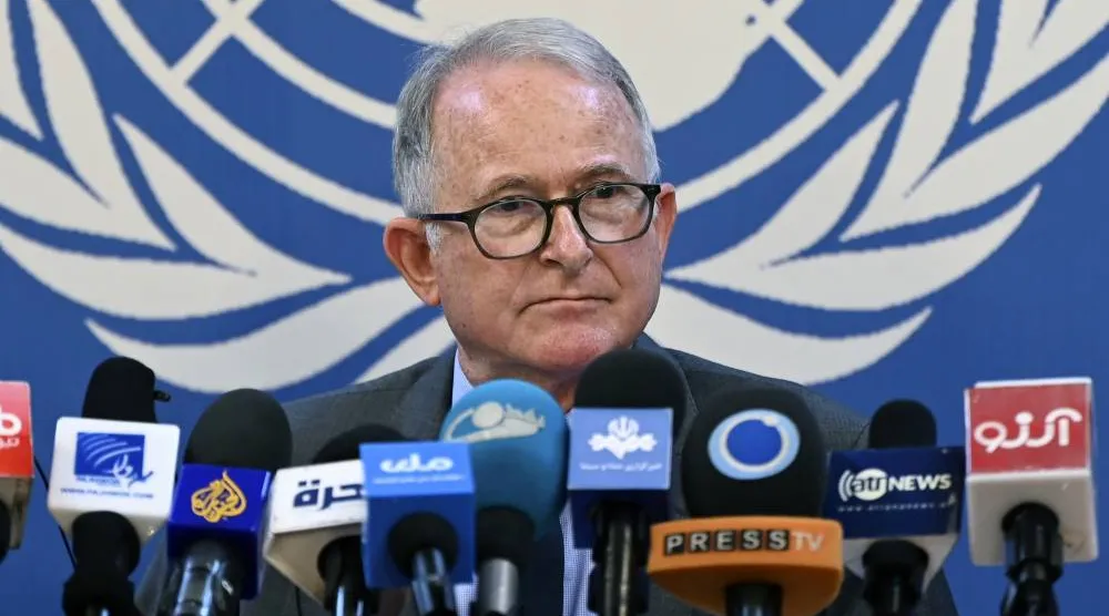 المقرر الخاص للأمم المتحدة المعني بحالة حقوق الإنسان في أفغانستان ريتشارد بينيت (أ.ب)