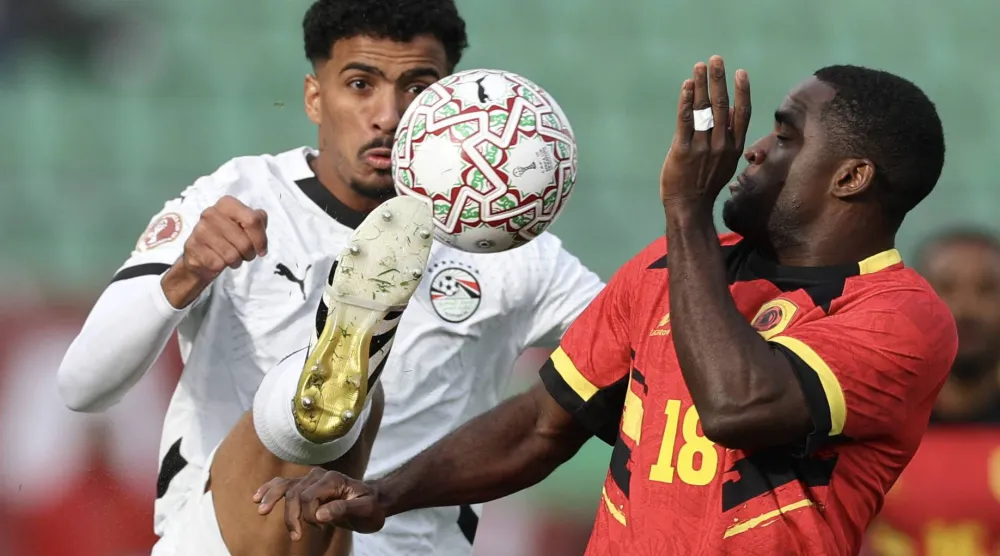 التعادل السلبي حسم مواجهة أنغولا ومصر (أ.ف.ب)