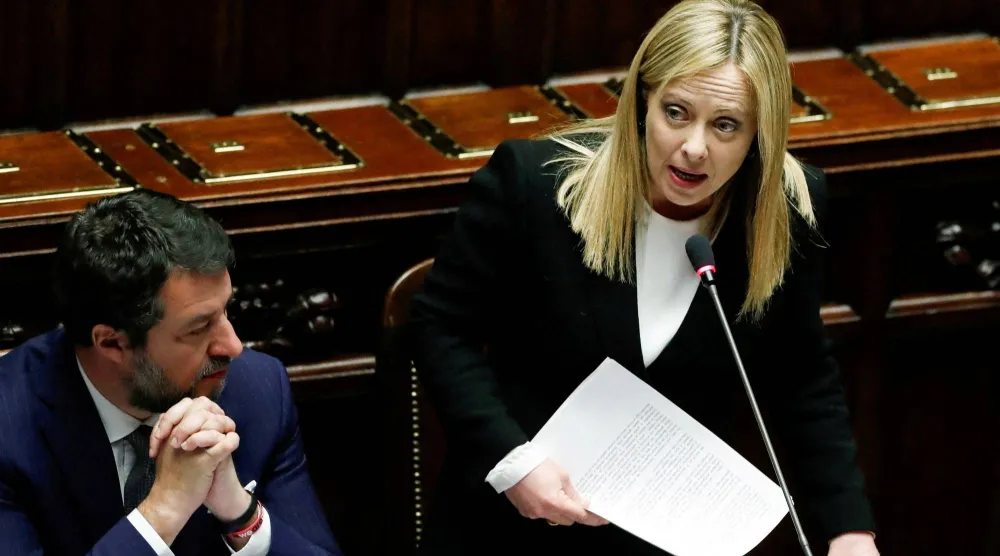 رئيسة وزراء إيطاليا جورجيا ميلوني (رويترز)