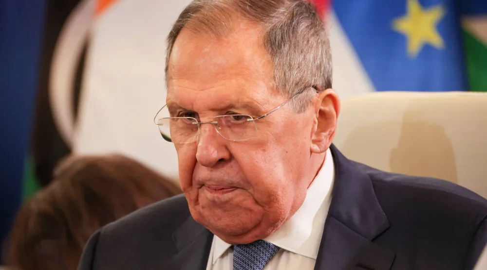 وزير الخارجية الروسي سيرغي لافروف (د.ب.أ)