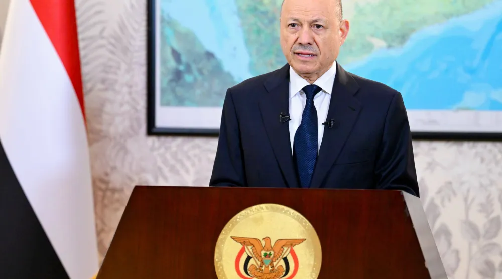 رئيس مجلس القيادة الرئاسي اليمني رشاد العليمي