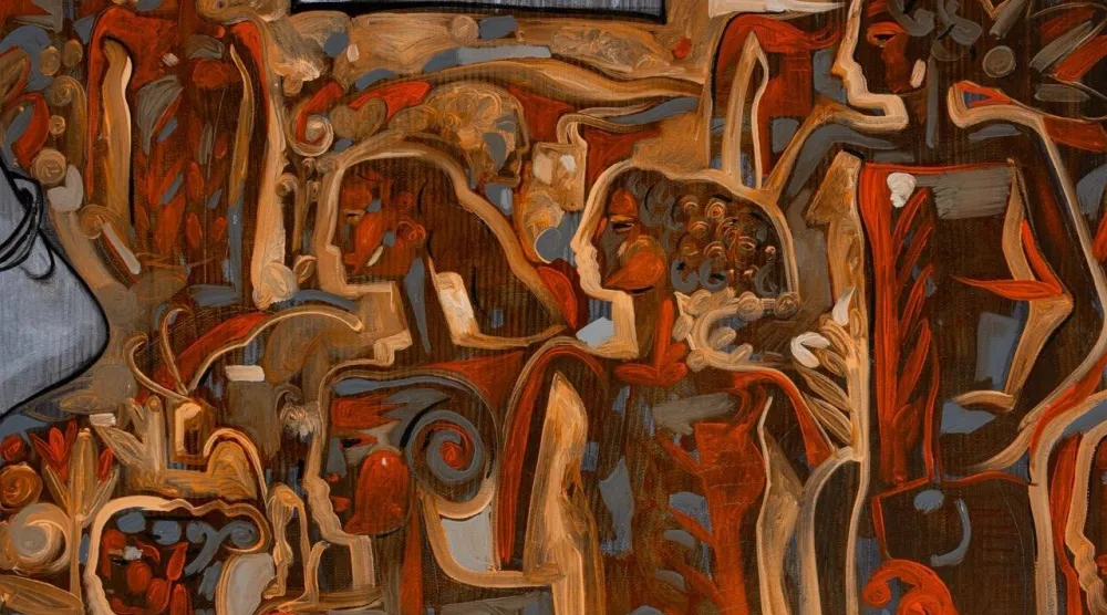 تتمحور أطروحات محمد صبري بسطاوي حول الوجود والبشر (الشرق الأوسط)