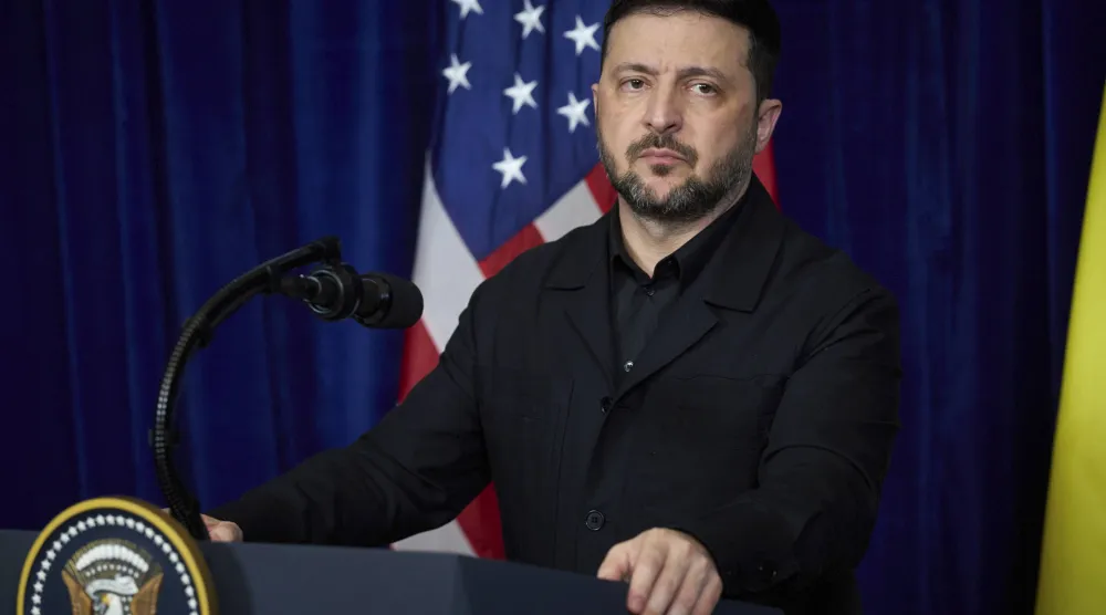 الرئيس الأوكراني فولوديمير زيلينسكي (إ.ب.أ)