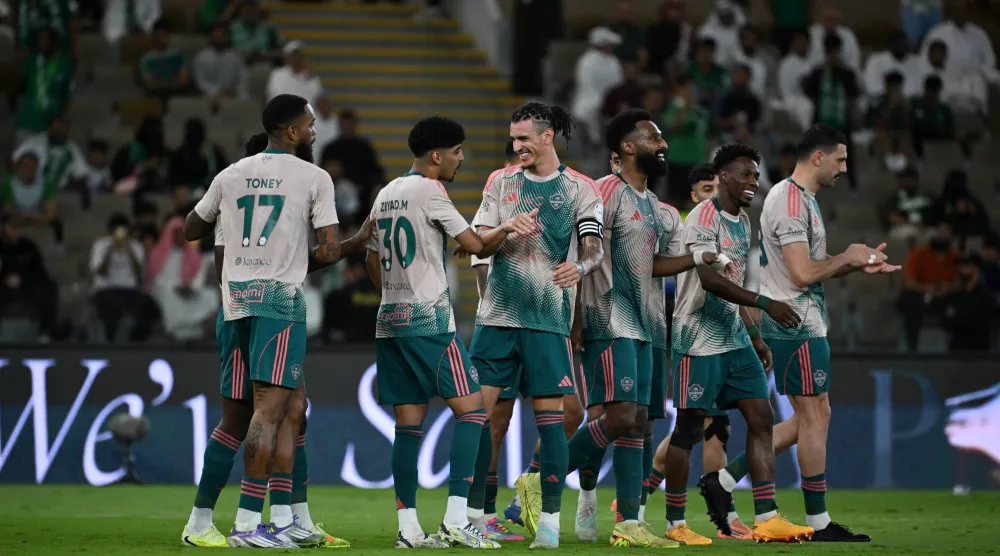 الأهلي استعاد نغمة انتصاراته بفوز ثمين أمام الفيحاء (تصوير: علي خمج)