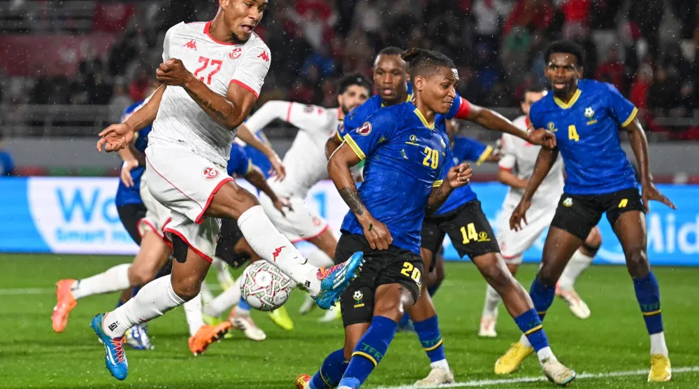 التعادل حسم مواجهة تونس وتنزانيا (أ.ف.ب)