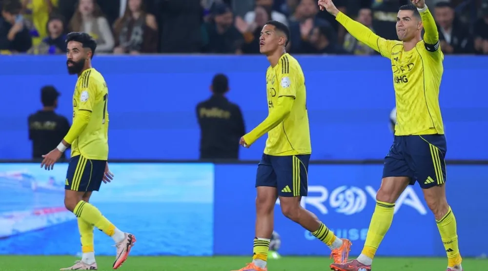 رونالدو ورفاقه في مهمة آسيوية معقدة أمام فريق صاعد بسرعة الصاروخ (تصوير: عبدالعزيز النومان)