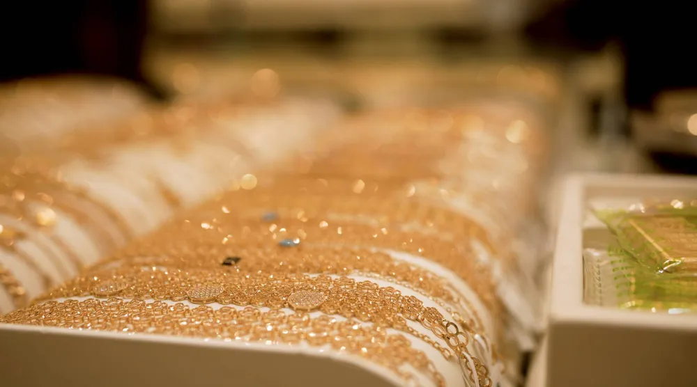 داخل أحد متاجر الذهب في السعودية (تصوير: تركي العقيلي)