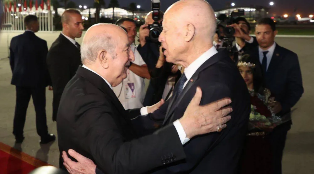 من لقاء سابق بين الرئيسين الجزائري والتونسي (الرئاسة الجزائرية)