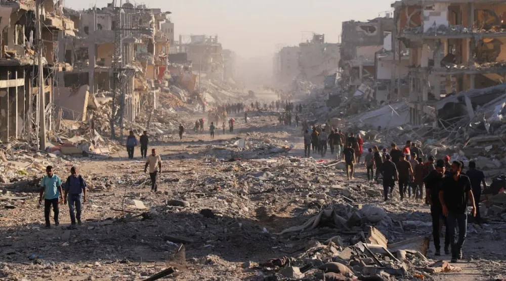 İsrail ordusu savaşın başından bu yana Gazze'de çoğu kadın ve çocuk en az 70 bin kişiyi katletti (Reuters)