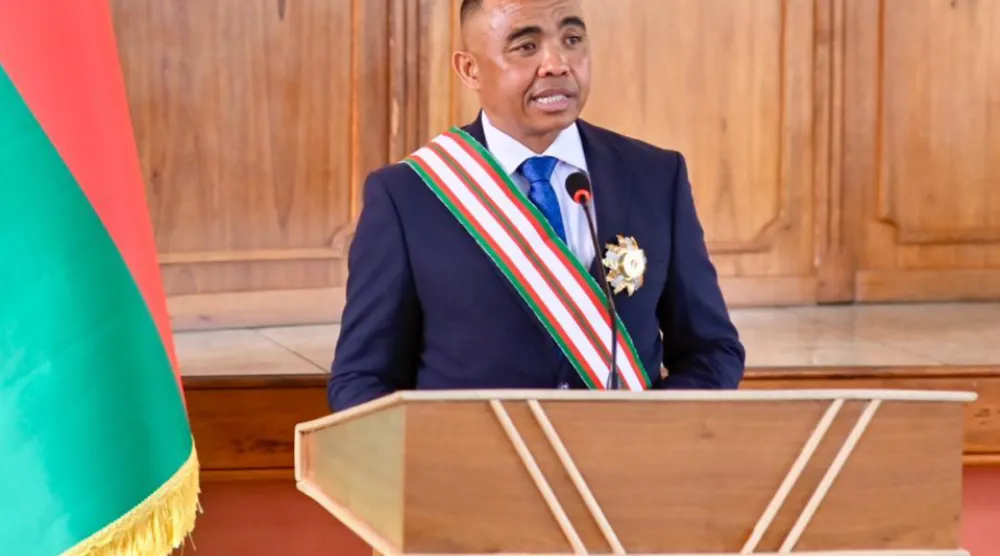 President of Madagascar Michael Randrianirina (Presidency)