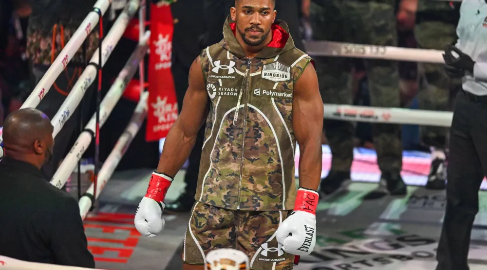 أنتوني جوشوا (أ.ف.ب)