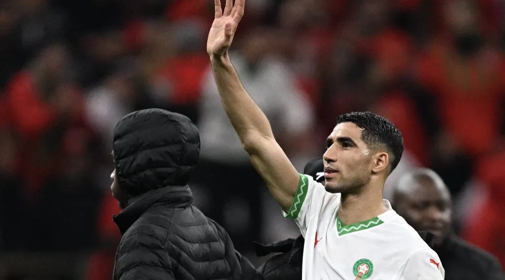 أشرف حكيمي (أ.ف.ب)