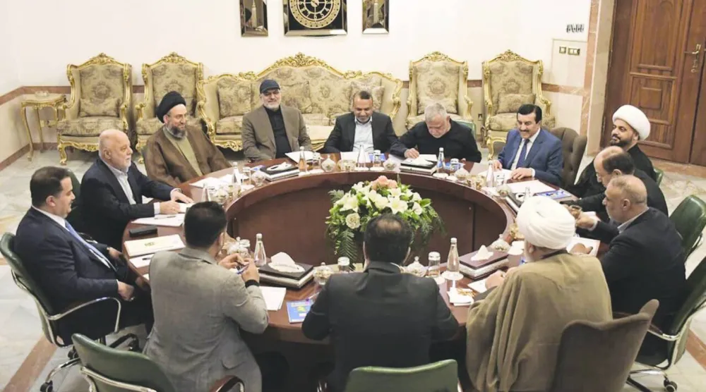 قادة «الإطار التنسيقي» وقّعوا على بيان لإعلانهم «الكتلة الأكثر عدداً» في البرلمان العراقي الجديد (واع)