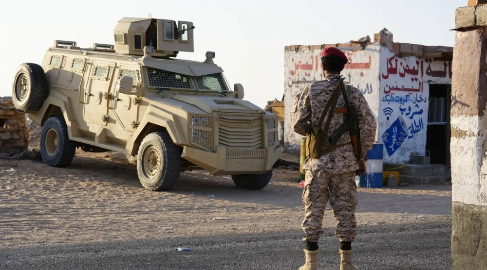 National Shield forces in Hadhramaut. (National Shield forces)