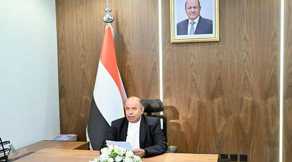 سالم الخنبشي محافظ حضرموت القائد العام لقوات «درع الوطن» (سبأ)