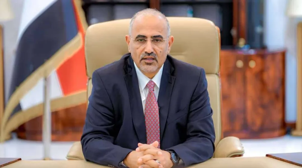 عيدروس الزبيدي رئيس المجلس الانتقالي الجنوبي المُطالب بالانفصال عن اليمن