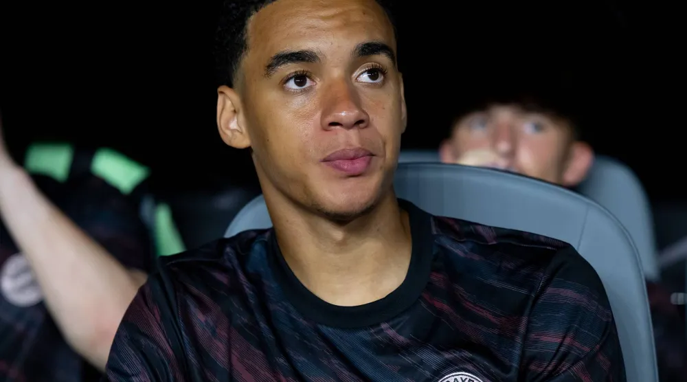 جمال موسيالا لاعب فريق بايرن ميونيخ الألماني (د.ب.أ)