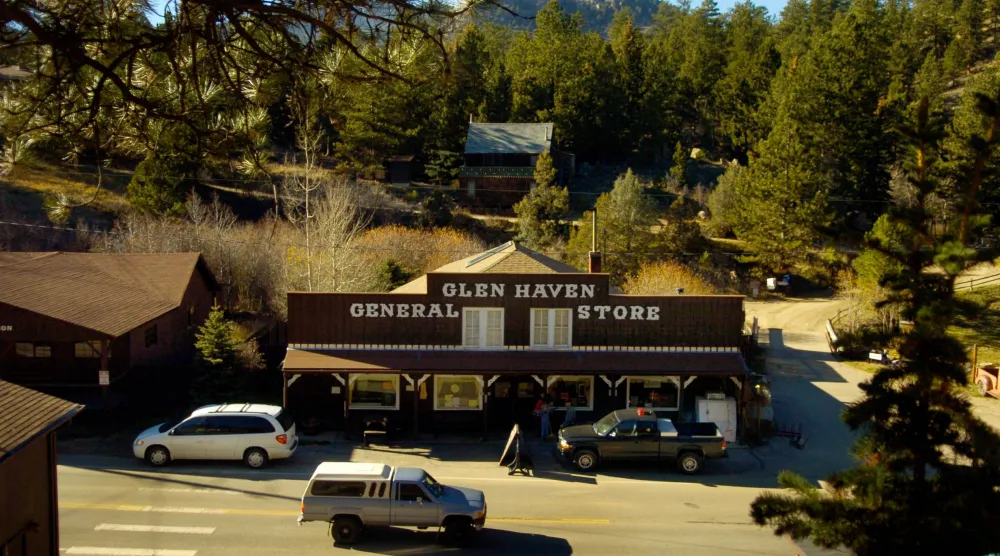 FILE - The General Store is seen Oct. 24, 2006, in Glen Haven, Colo. (AP Photo/The Denver Post, Karl Gehring, File)