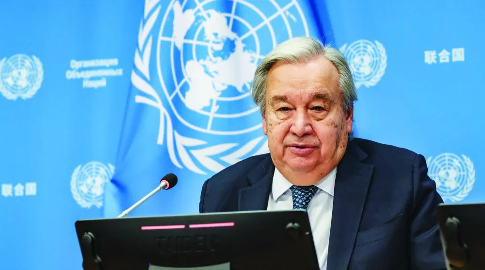 الأمين العام للأمم المتحدة أنطونيو غوتيريش (د.ب.أ)