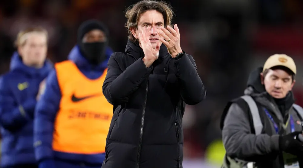 توماس فرانك مدرب توتنهام هوتسبير (د.ب.أ)