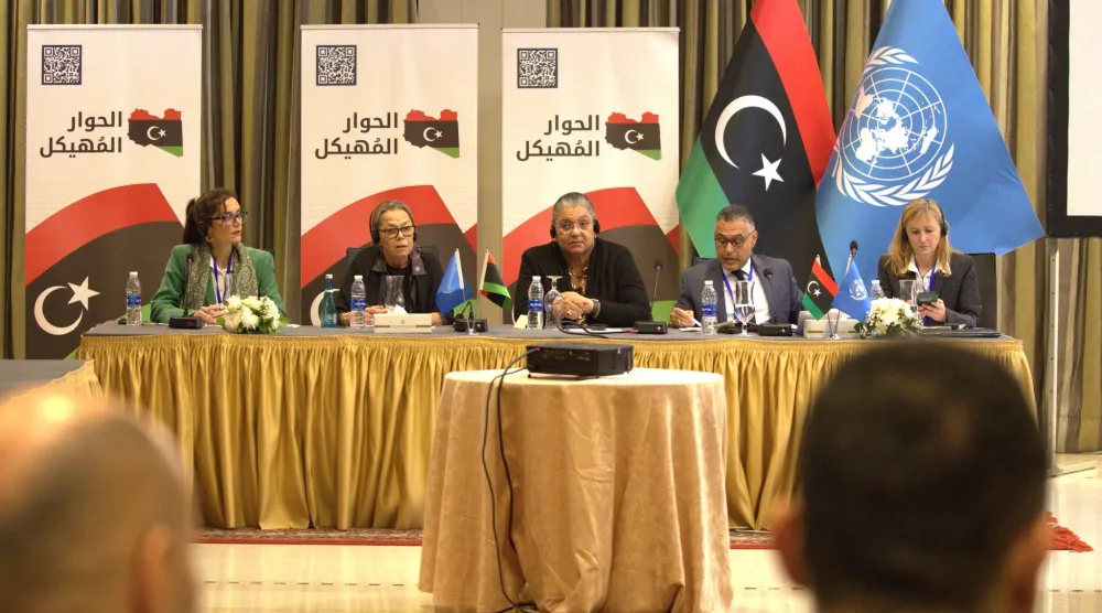 من الجلسة الافتتاحية للحوار المهيكل بطرابلس في ديسمبر الماضي (البعثة الأممية)